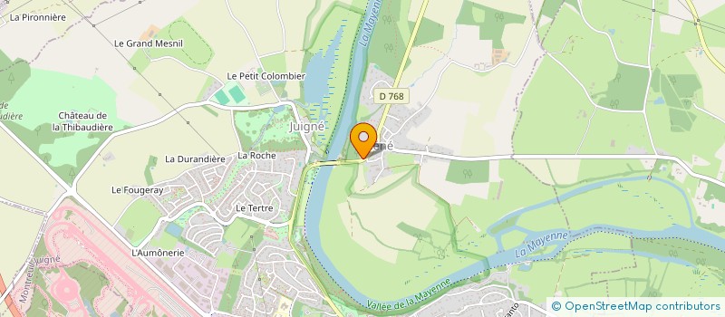 localisation de l'entreprise GOURRICH HOLDING  MONTREUIL-JUIGNE