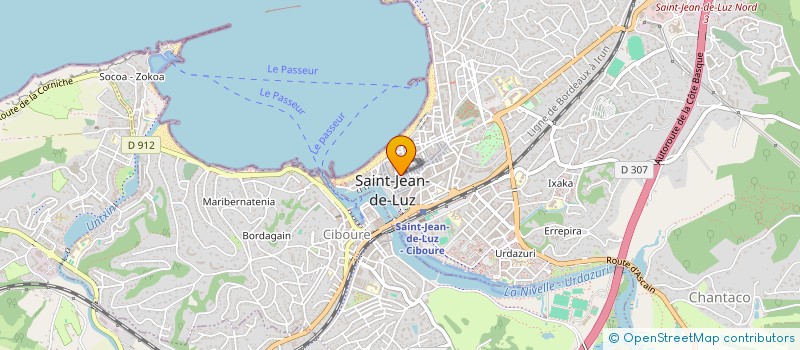 localisation de l'entreprise GOURSSOL GENEZE BIS  SAINT-JEAN-DE-LUZ