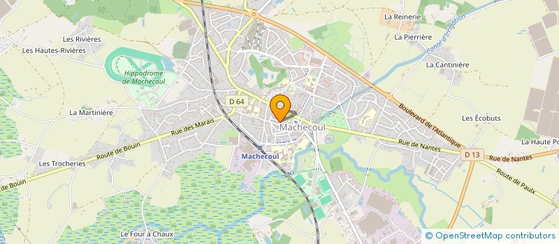 localisation de l'entreprise GOURWALD  MACHECOUL-SAINT-MEME