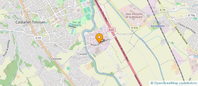 localisation de l'entreprise GOUSSET AUTOMOBILES à CASTANET-TOLOSAN