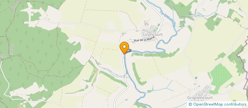 localisation de l'entreprise GOUSSET FRERES à MONTHUREUX-SUR-SAONE