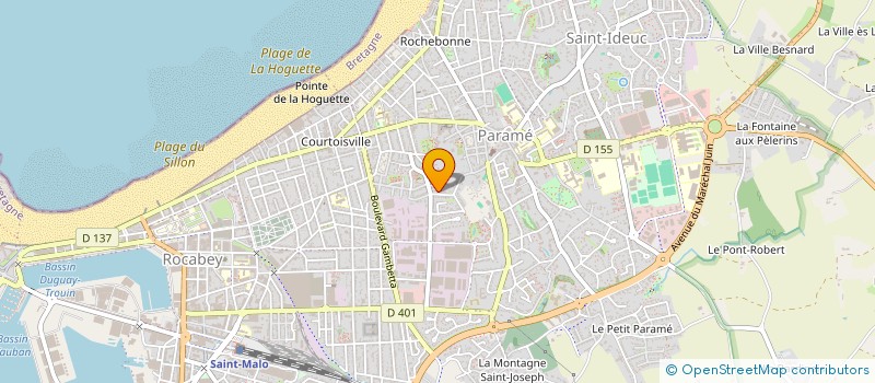localisation de l'entreprise GOUSSET INVESTMENT à SAINT-MALO