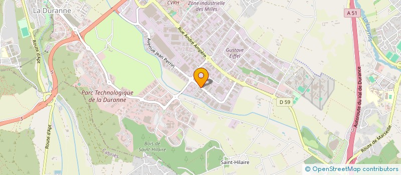 localisation de l'entreprise GOUSTE à AIX-EN-PROVENCE