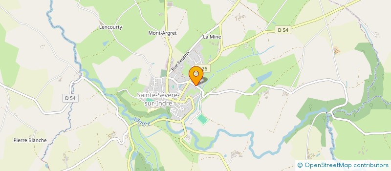 localisation de l'entreprise GOUSTILLE MARTIN à SAINTE-SEVERE-SUR-INDRE