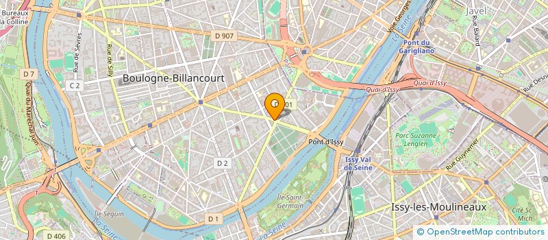 localisation de l'entreprise GOUT DU JOUR à BOULOGNE-BILLANCOURT