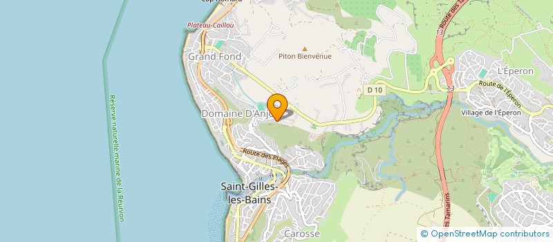 localisation de l'entreprise GOUT ET TERROIRS - ILE DE LA REUNION à SAINT-PAUL