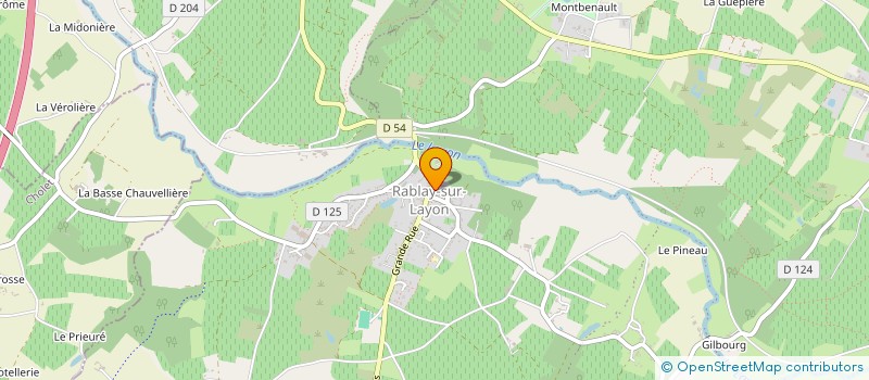 localisation de l'entreprise GOUT LAYON à BELLEVIGNE-EN-LAYON