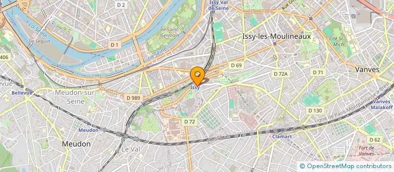 localisation de l'entreprise GOUT NATURE à ISSY-LES-MOULINEAUX