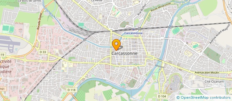 localisation de l'entreprise GOUT PATRIMONIUM à CARCASSONNE