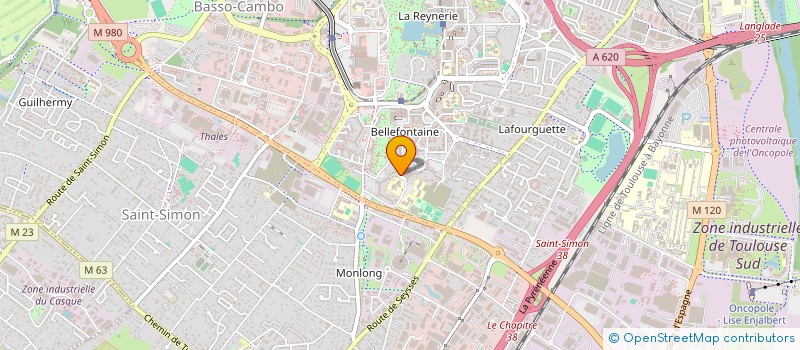 localisation de l'entreprise GOUT'PEINTURE  TOULOUSE