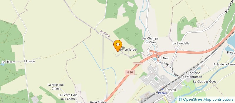 localisation de l'entreprise GOUT PILE  PEZOU