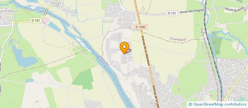 localisation de l'entreprise GOUTAGNY PLOMBERIE CHAUFFAGE  VEAUCHE