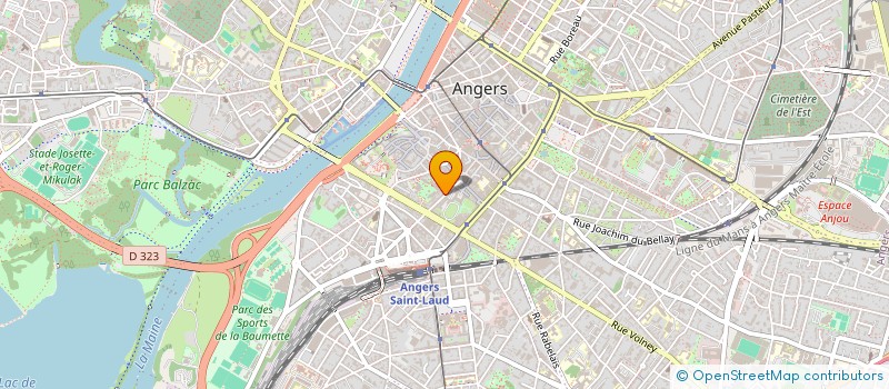 localisation de l'entreprise GOUTAY à ANGERS