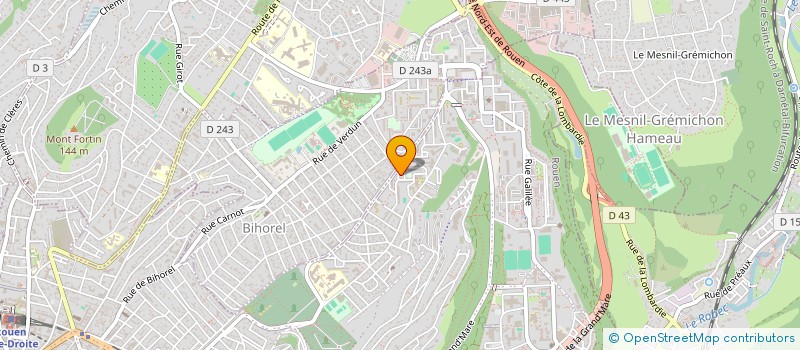 localisation de l'entreprise GOUTCHI 76 à ROUEN