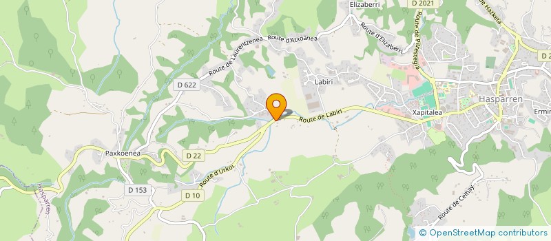 localisation de l'entreprise GOUTENEGRE SPORT à HASPARREN