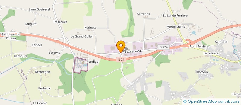 localisation de l'entreprise GOUTERS MAGIQUES  PLUMELIN