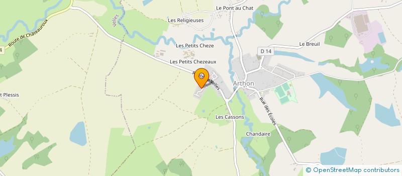 localisation de l'entreprise GOUTEZ LE BERRY à VELLES