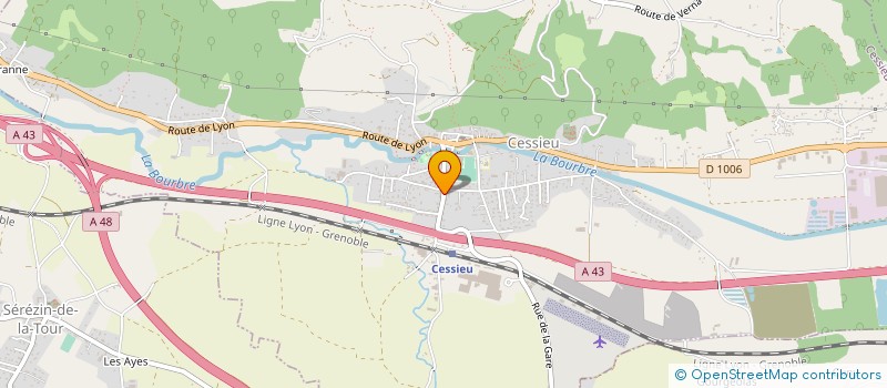 localisation de l'entreprise GOUTEZ VOIR !  CESSIEU