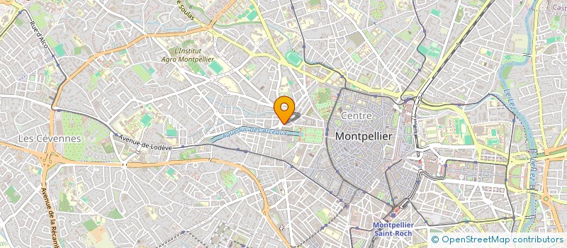 localisation de l'entreprise GOUTORBE AVOCAT à MONTPELLIER