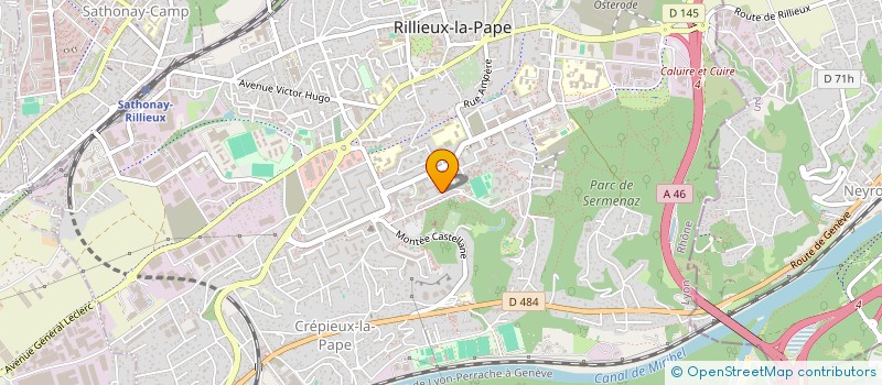 localisation de l'entreprise GOUTS  RILLIEUX-LA-PAPE