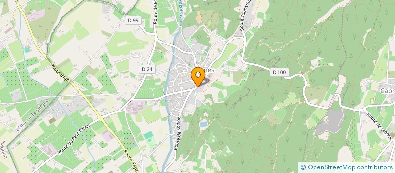 localisation de l'entreprise GOUTS ET COULEURS à LAGNES