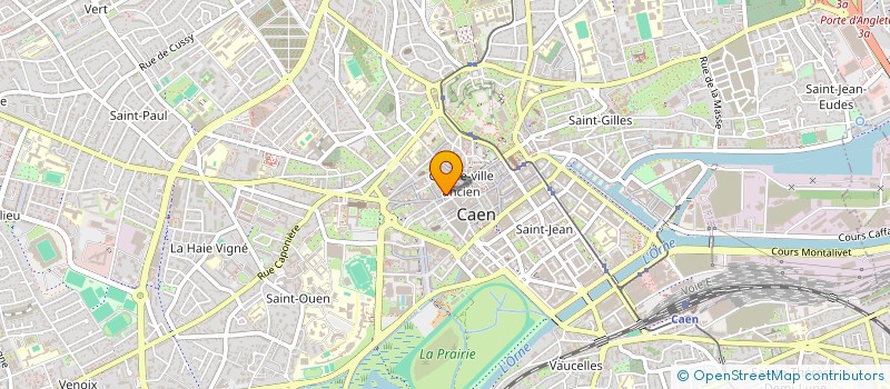 localisation de l'entreprise GOUTS ET COULEURS EN NORMANDIE à CAEN