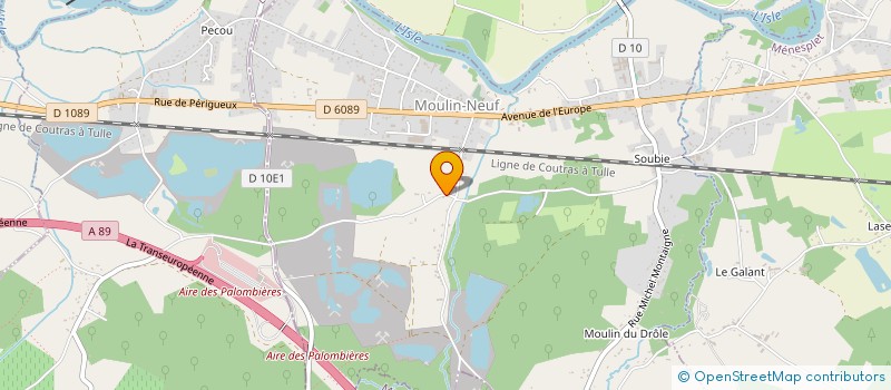 localisation de l'entreprise GOUTS GUEULES 24 à MOULIN-NEUF
