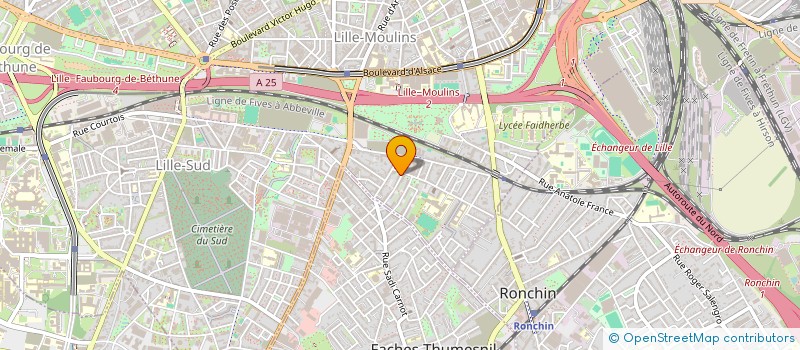 localisation de l'entreprise GOUTSLOW  LILLE