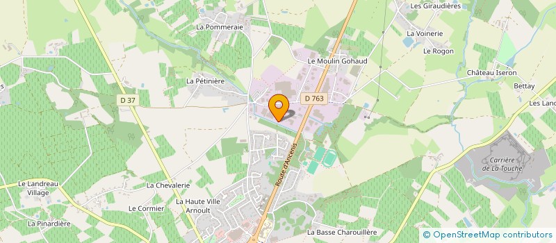 localisation de l'entreprise GOUTT D'O à VALLET