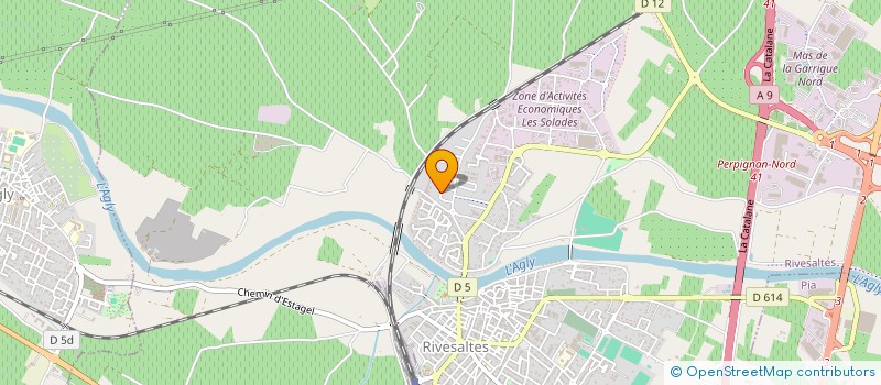 localisation de l'entreprise GOUTTA.S  RIVESALTES