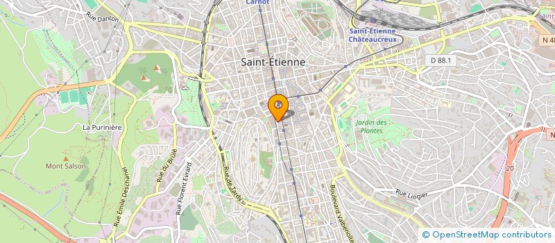 localisation de l'entreprise GOUTTARD MARIE  SAINT-ETIENNE