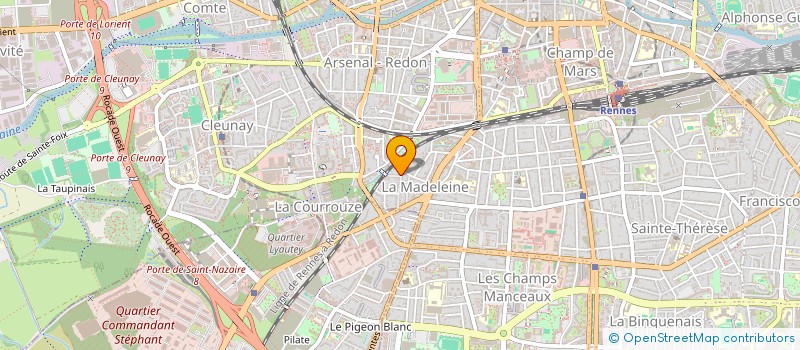 localisation de l'entreprise GOUTTE à RENNES