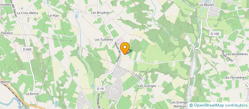 localisation de l'entreprise GOUTTE BOIS DIEU  BAGNOLS