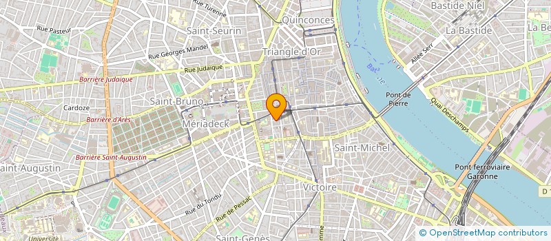 localisation de l'entreprise GOUTTE D'EAU à BORDEAUX