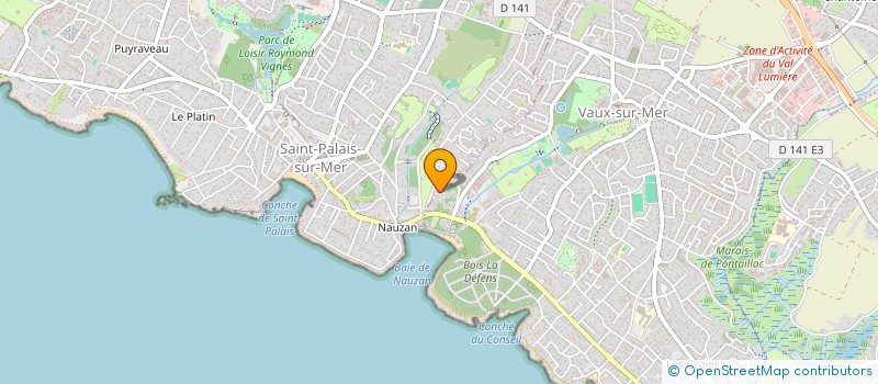 localisation de l'entreprise GOUTTE D'EAU  VAUX-SUR-MER