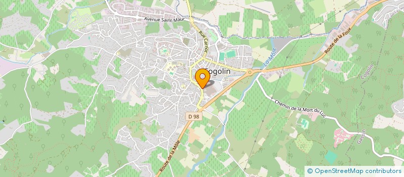 localisation de l'entreprise GOUTTE D ESPOIR  COGOLIN