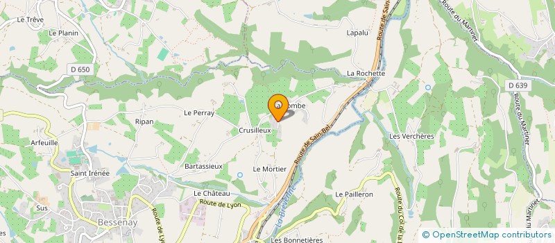 localisation de l'entreprise GOUTTEFARDE RIGAUD  BESSENAY