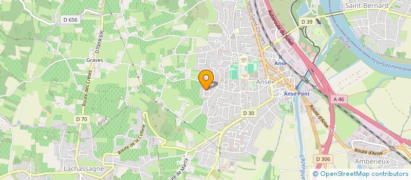 localisation de l'entreprise GOUTTEROSE  ANSE