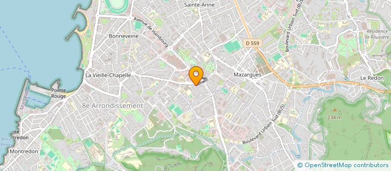 localisation de l'entreprise GOUTTES D AMITIE  MARSEILLE