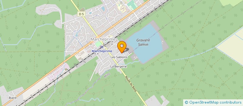 localisation de l'entreprise GOUTTIERE ALU BASSIN à MARCHEPRIME