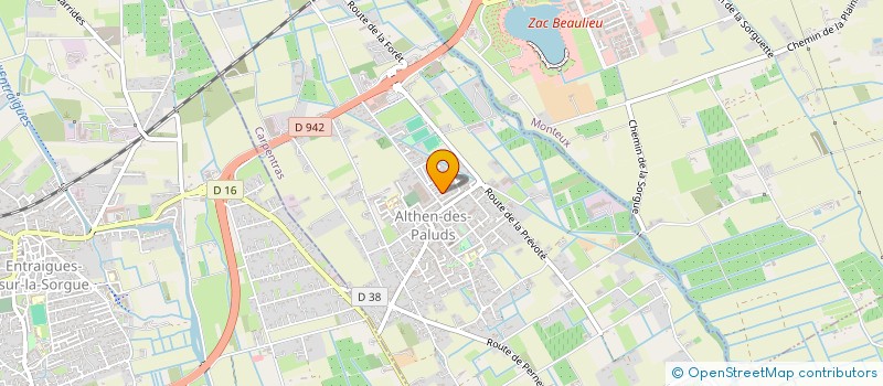 localisation de l'entreprise GOUTTIERE DESIGN  ALTHEN-DES-PALUDS