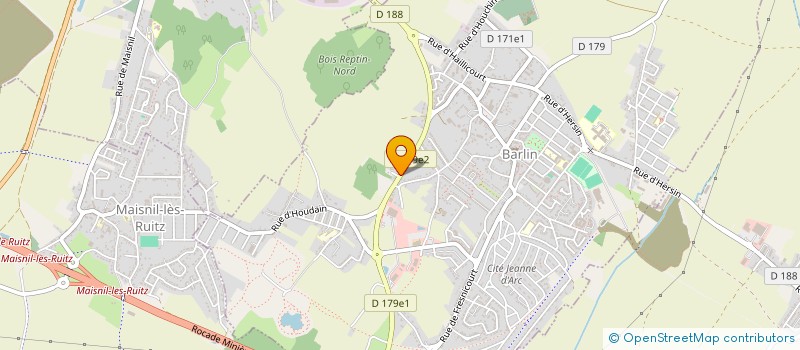 localisation de l'entreprise GOUTTIERE INNOV à BARLIN