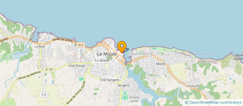 localisation de l'entreprise GOUTTIERE MOBILE PRO  LE MOULE