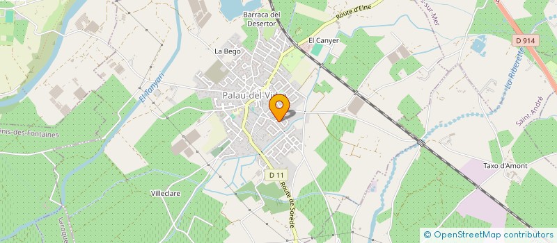 localisation de l'entreprise GOUTTIERES ID ALU à PALAU-DEL-VIDRE