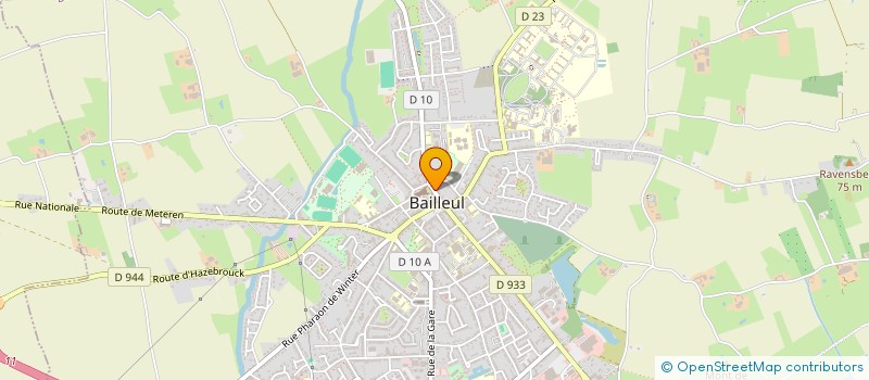 localisation de l'entreprise GOUTU à BAILLEUL