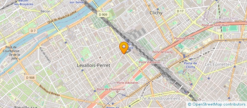 localisation de l'entreprise GOUTU LEVALLOIS à LEVALLOIS-PERRET