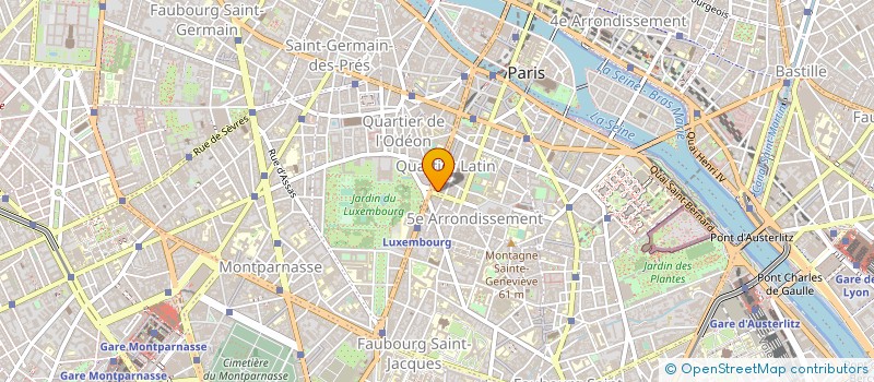 localisation de l'entreprise GOUTU SOUFFLOT  PARIS