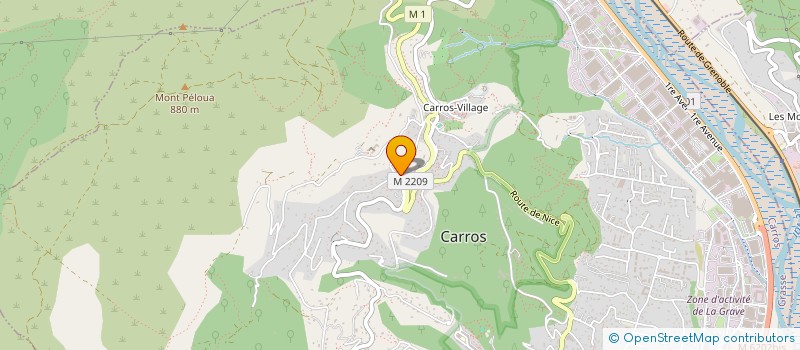 localisation de l'entreprise GOUVAULT à CARROS