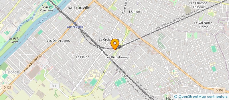 localisation de l'entreprise GOUVEIA  SARTROUVILLE