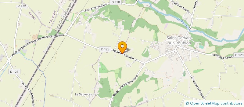 localisation de l'entreprise GOUVERNAY  SAINT-GERVAIS-SUR-ROUBION